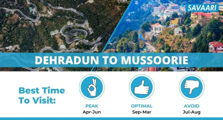 dehradun to mussoorie travel options