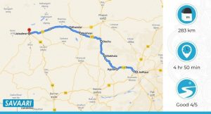 Travel from Jodhpur to Jaisalmer | Distance, Time & Itinerary by Road