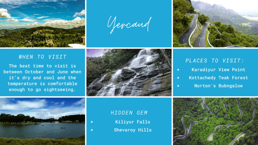 places to visit with yercaud