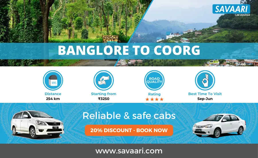 Bangalore to Coorg travel information