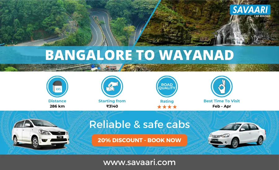 Bangalore to Wayanad Cabs