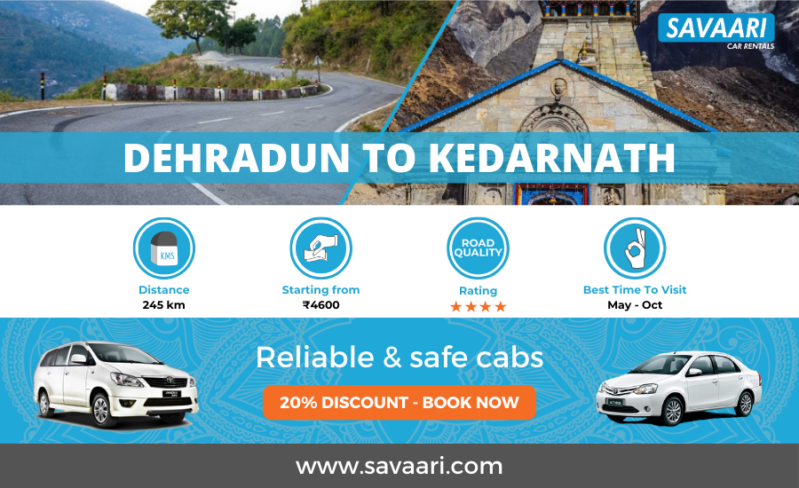 Dehradun to Kedarnath cabs