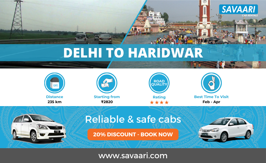 Delhi to Haridwar Cabs