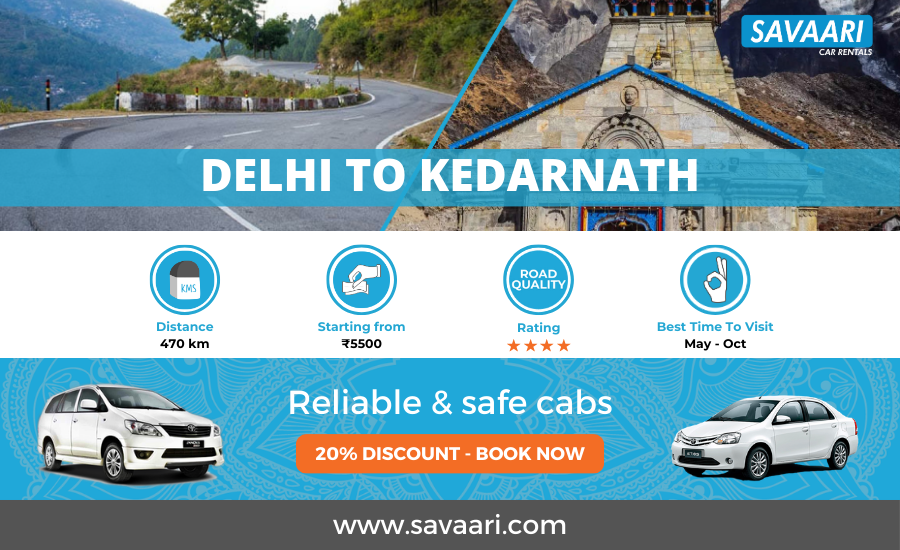 Delhi ti Kedarnath cabs