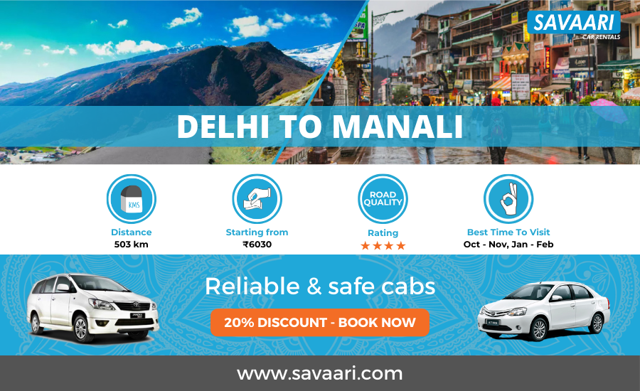 Delhi to Manali Cabs