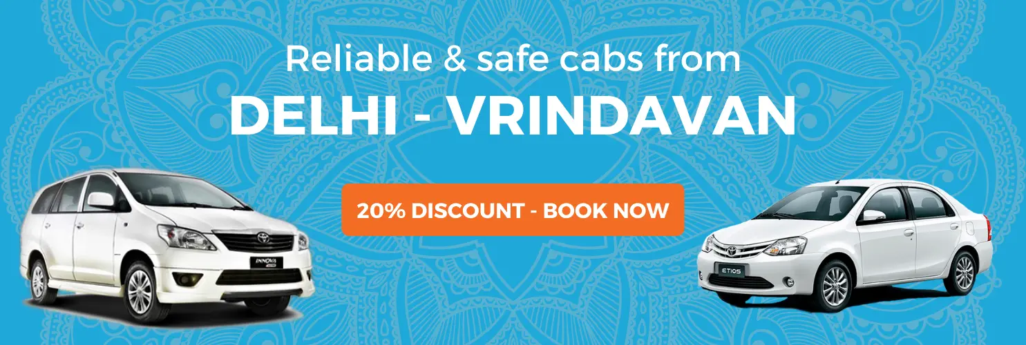 Delhi to Vrindavan by cab