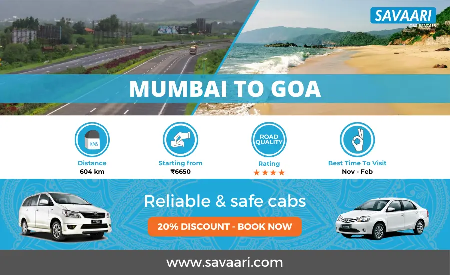 Mumbai to Goa by road travel information