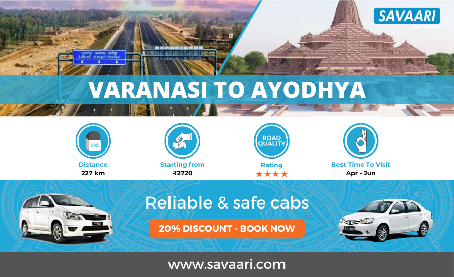 Varanasi to Ayodhya by road travel information