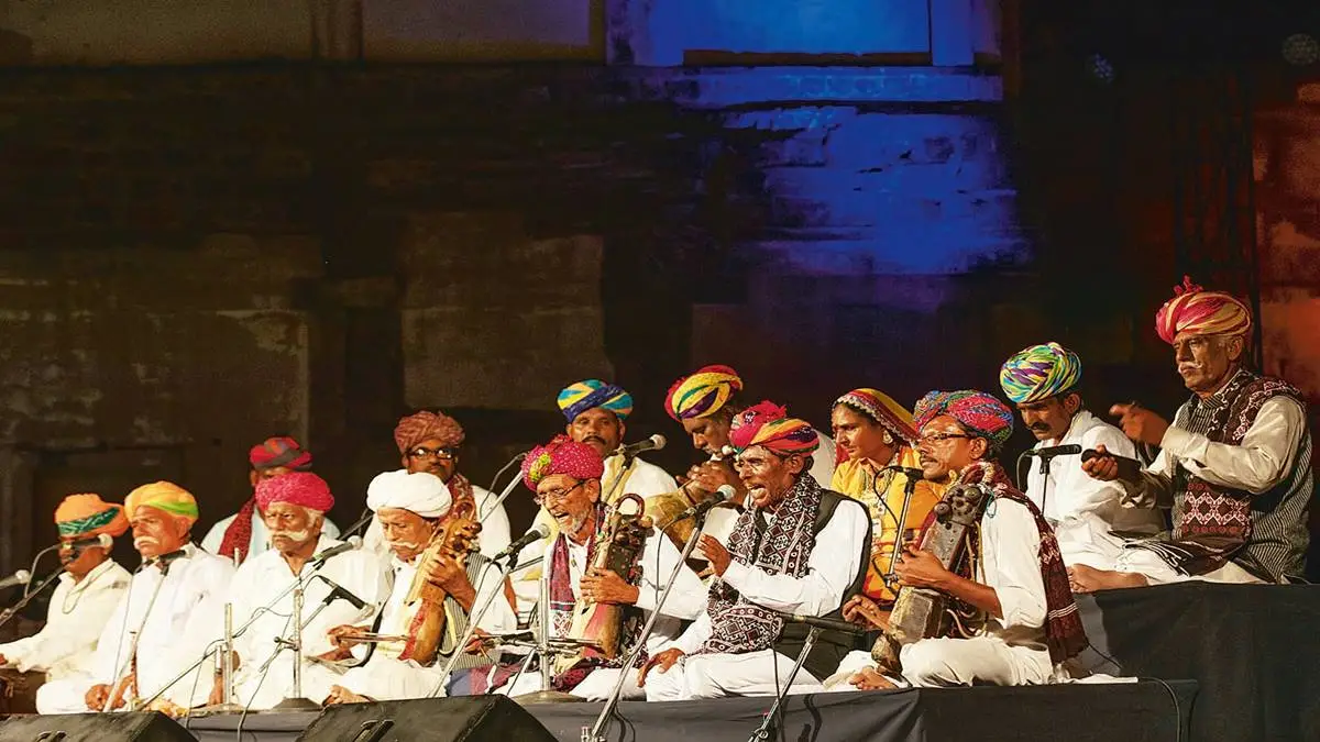 Cultural Performance in Mehrangarh Fort 