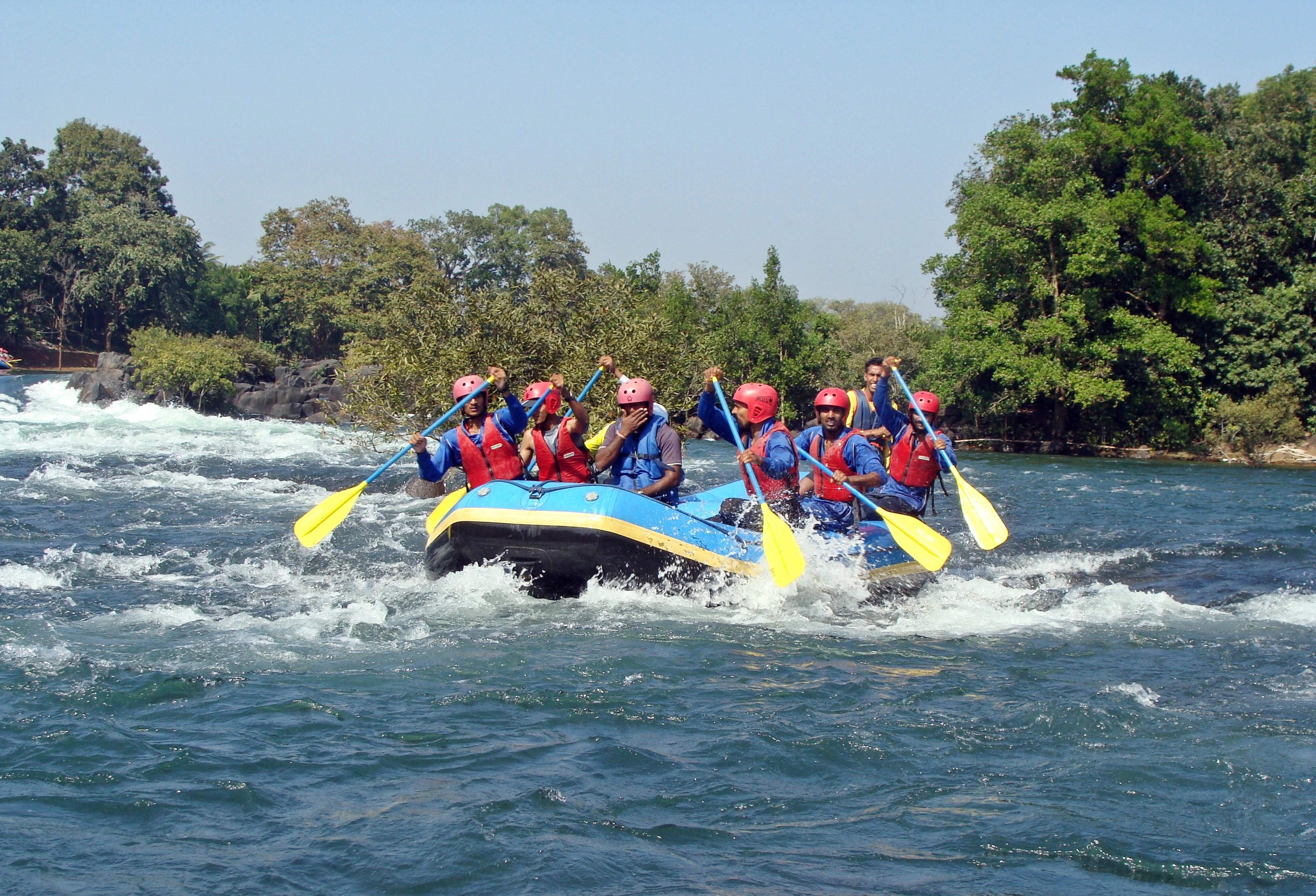 white water rafting in Dandeli 