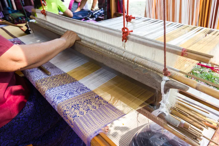 Banaras silk weaving in Varanasi