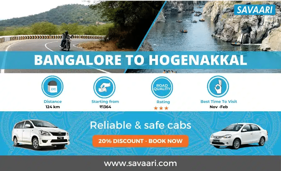 Bangalore to Hogenakkal by Road – Distance, Time and Useful Travel Information