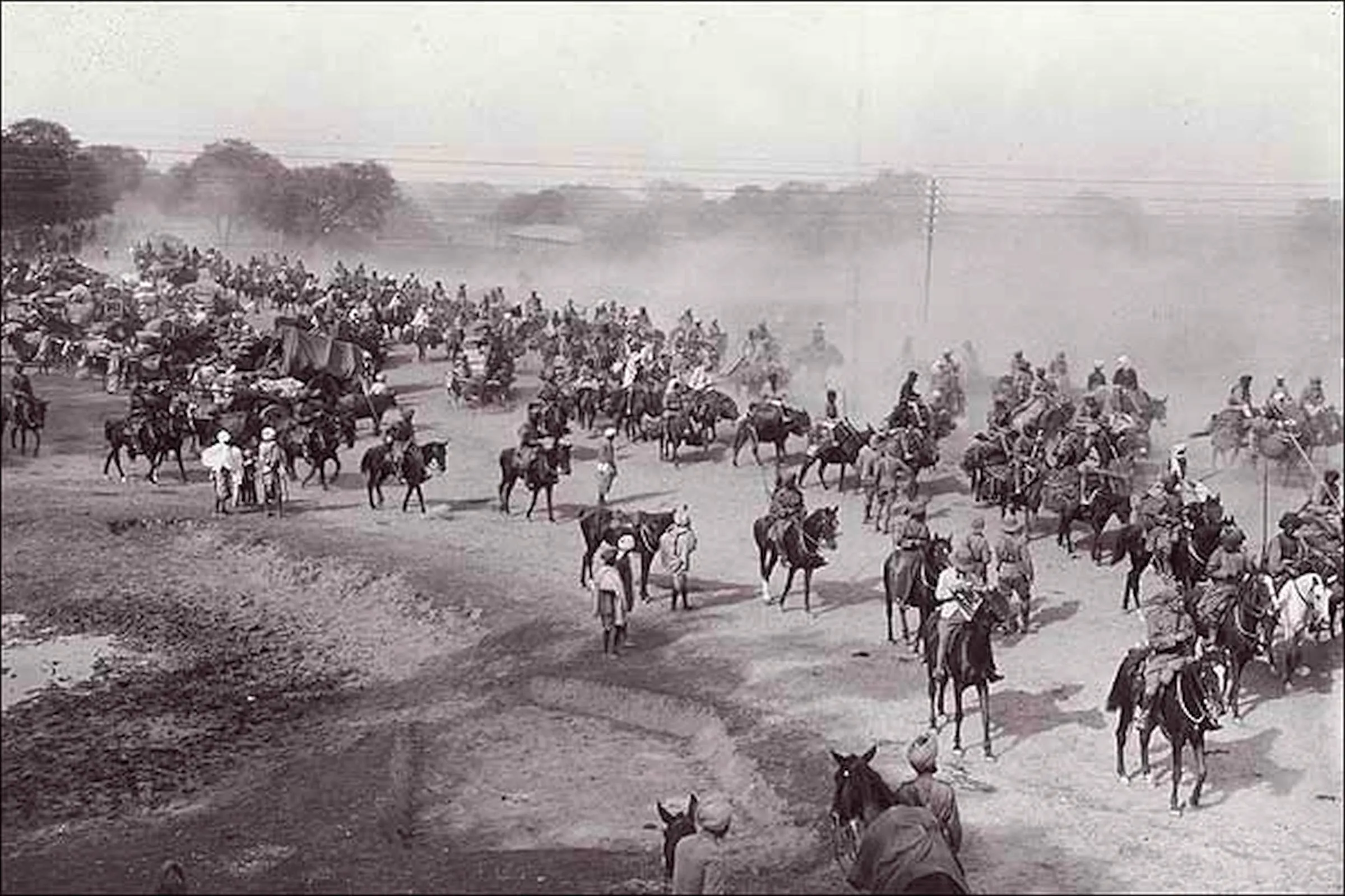 Grand truck road India - GT Road Ambala during the British era