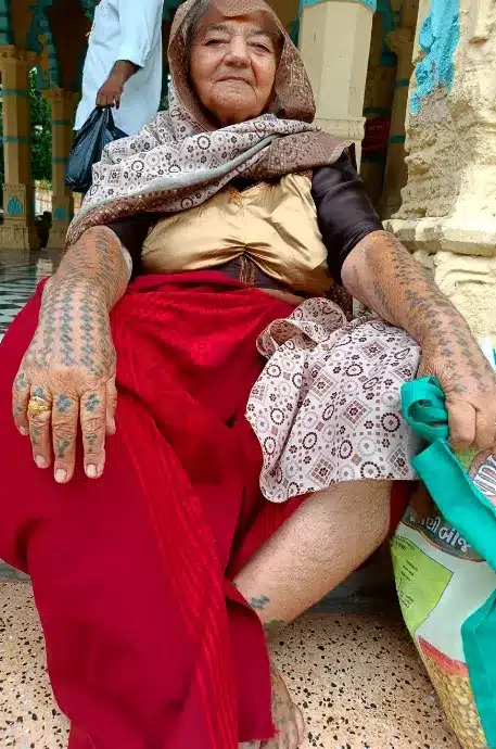 Mer tribe tattoos in Gujarat 