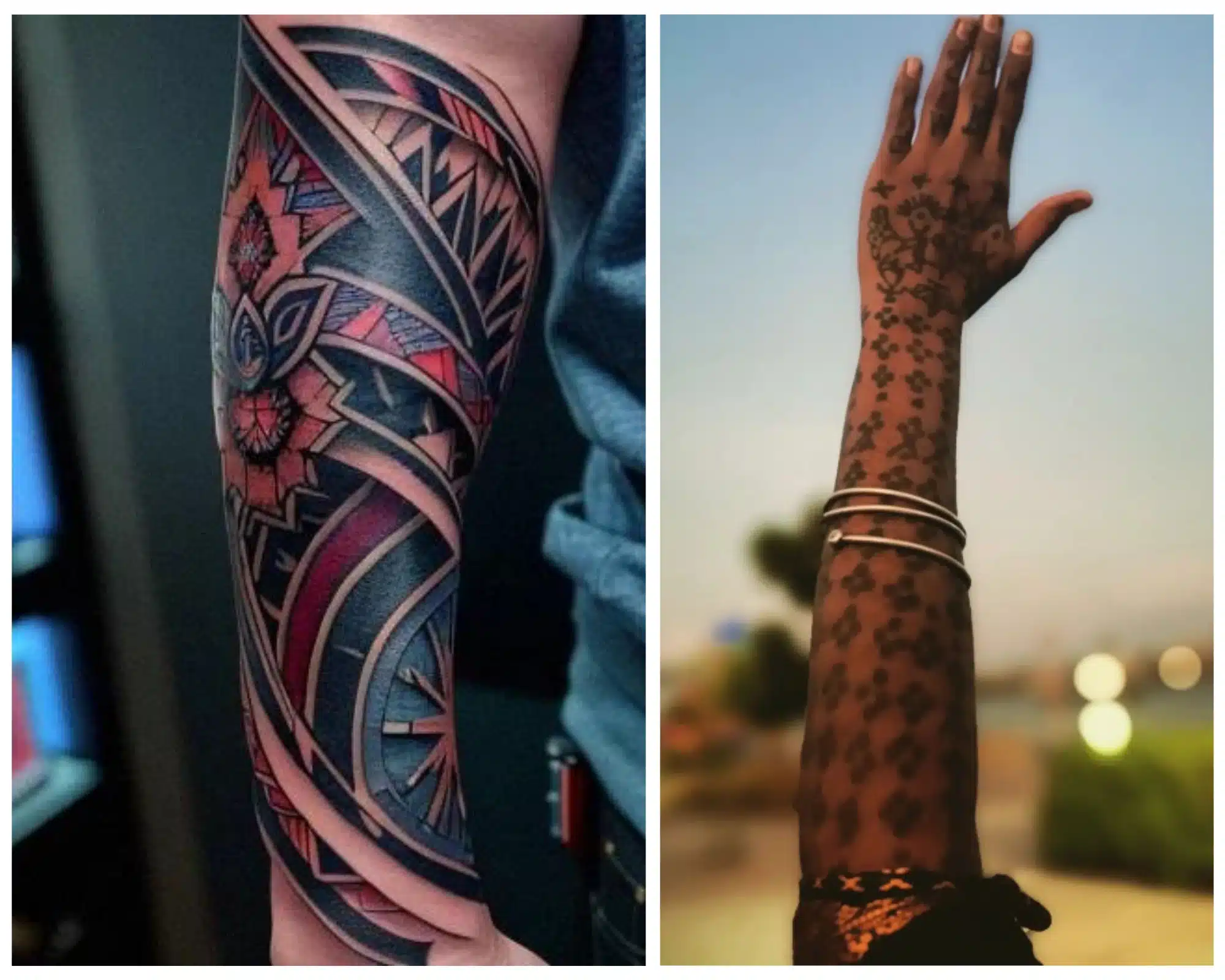 Modern tattoos vs Tribal tattoos