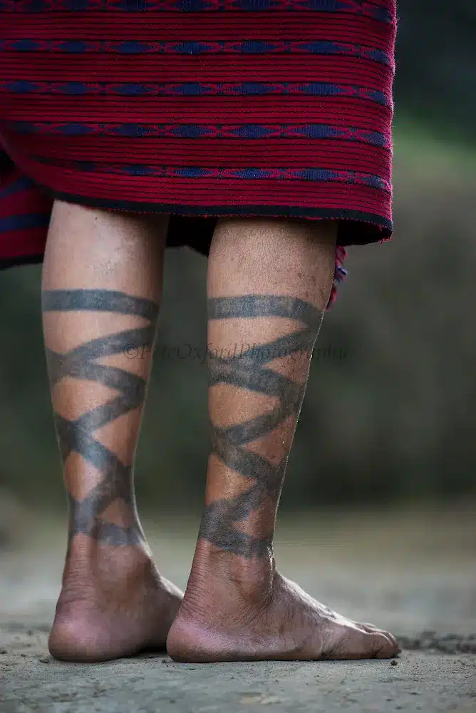 Tribal tattoo India - Ao Naga tribe tattoos