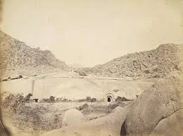 Barabar caves in India 