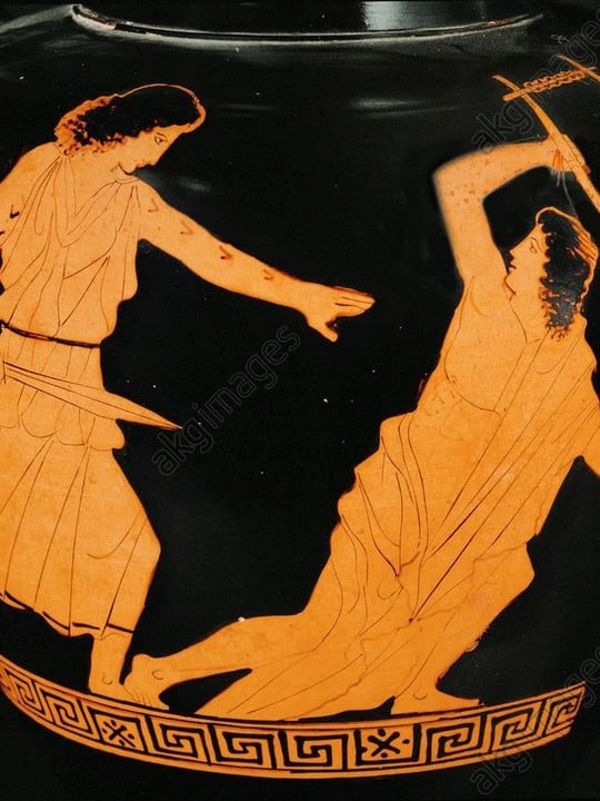 Tattoos on Thracian women on ancient Greek vases