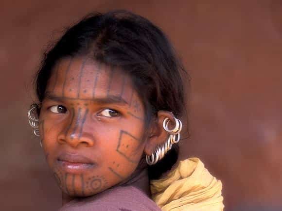 Tribal tattoo India -Kondh Tribe Tattoos