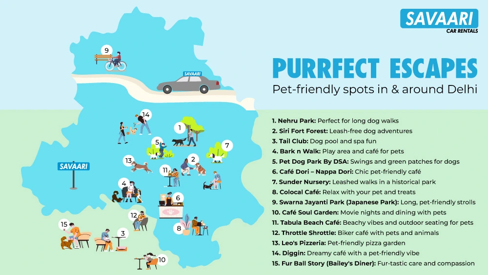 Pet friendly spots in delhi