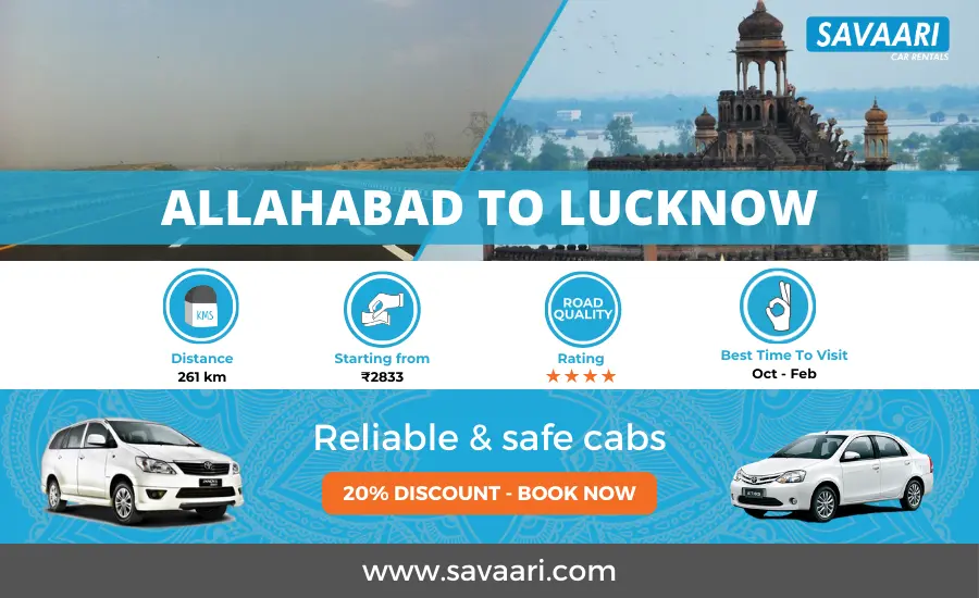 Allahabad to Lucknow Cabs