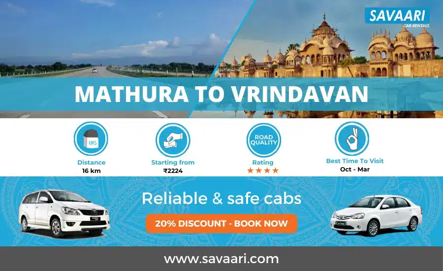 Mathura to Vrindavan Casbs
